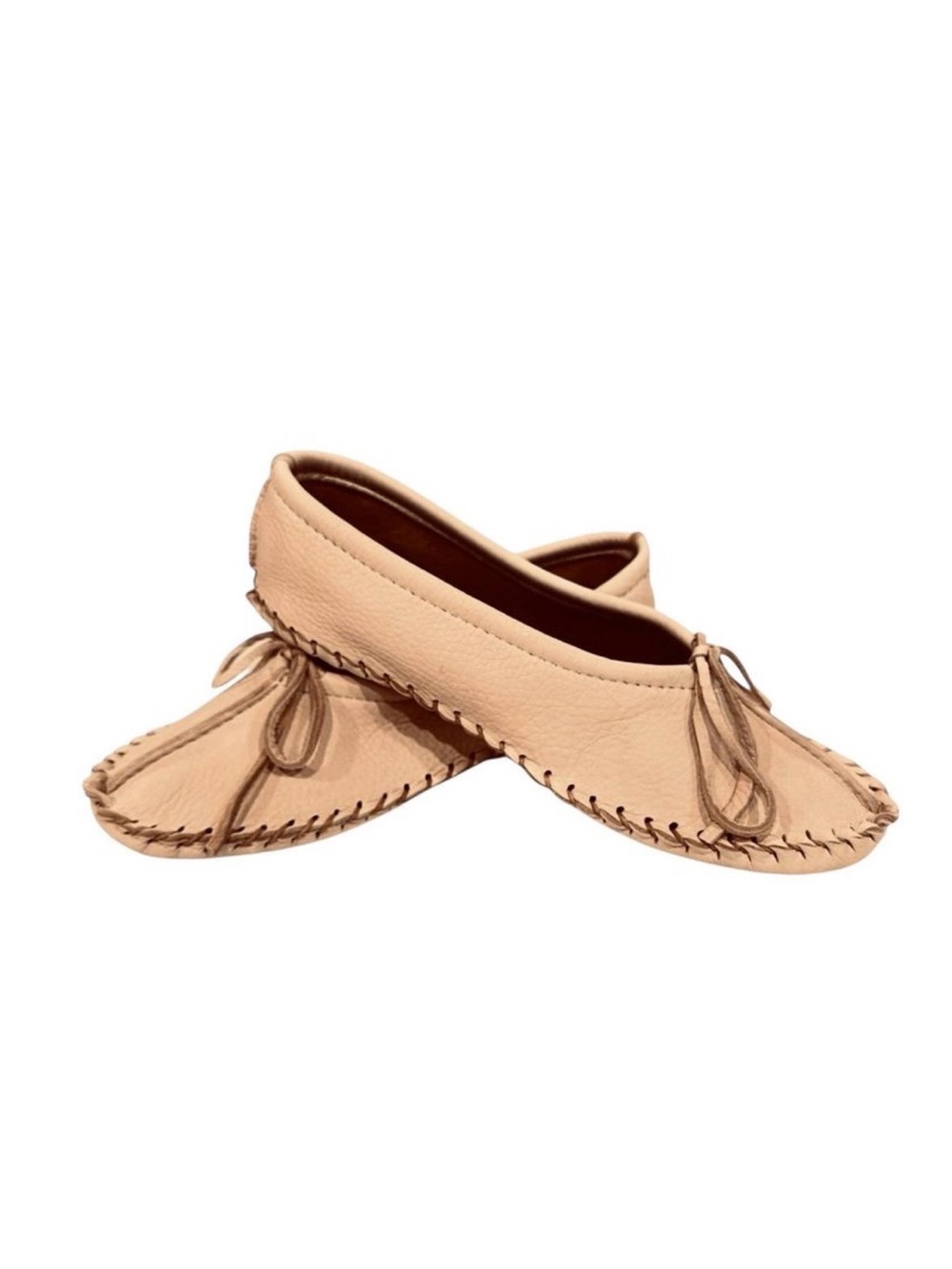 Hides in Hand Original Ballet Slipper, Cream, 9